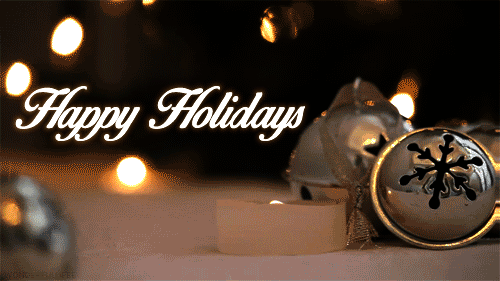 happy holidays animated gif images to share