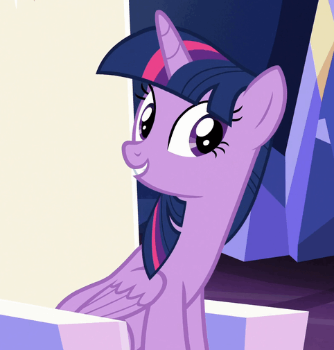 alicorn animated cute eye shimmer gif grin