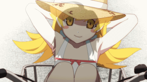 1girl animated animated gif arms up bicycle blonde hair