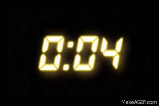 clock countdown seconds on make a gif
