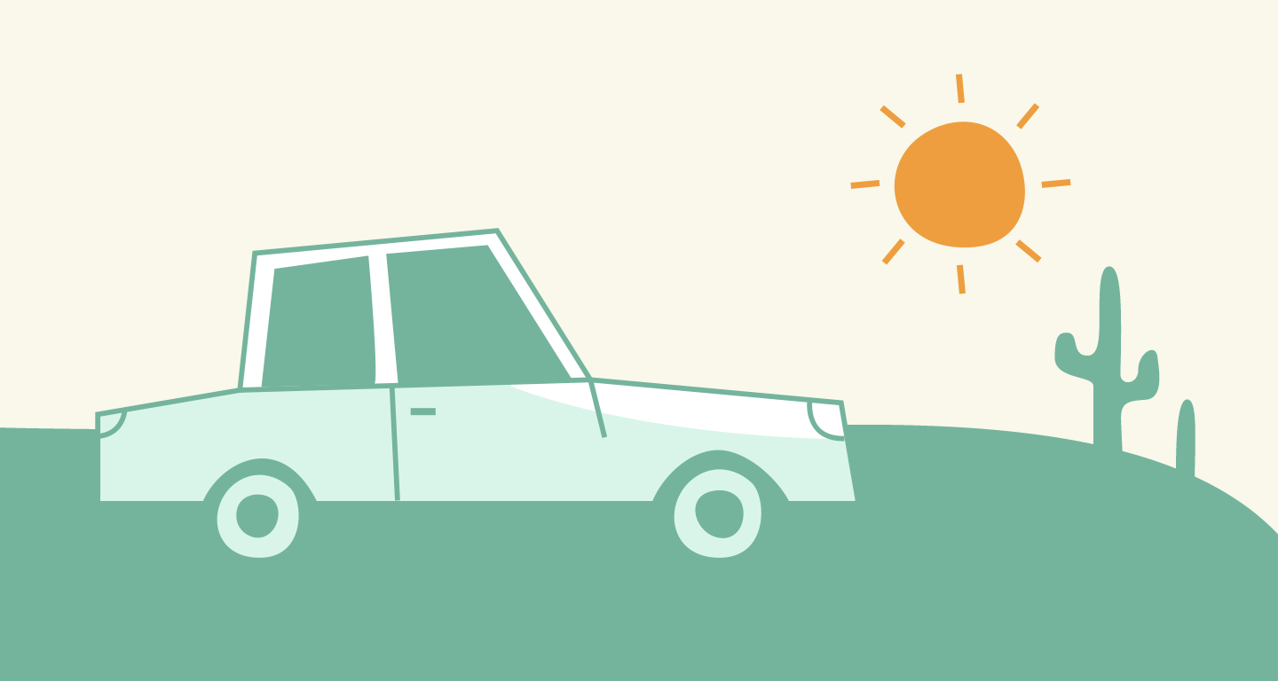 a parked car can reach temperatures above f must