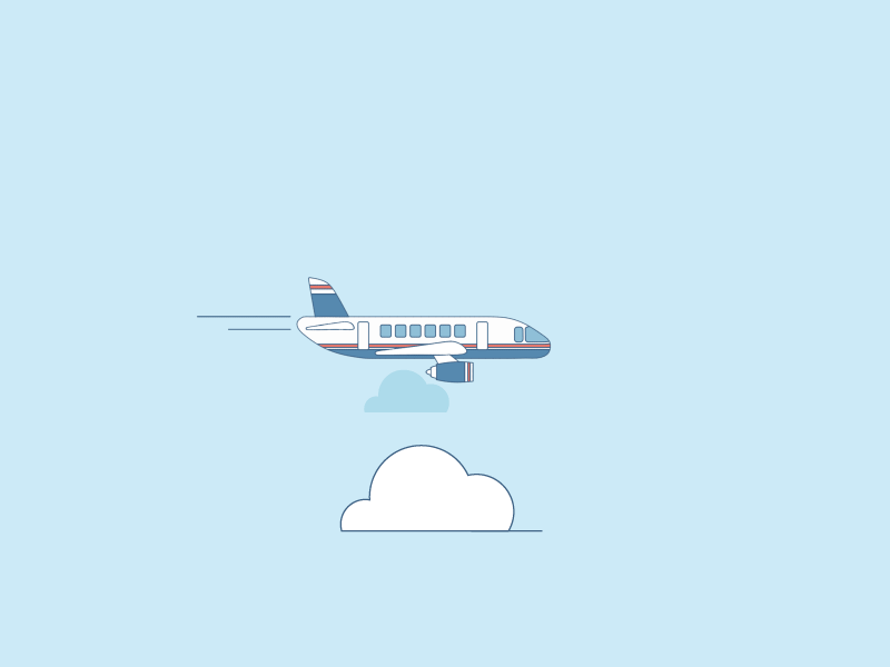 airplane by valentin kirilov dribbble dribbble