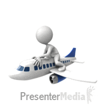 airplane flying the skies