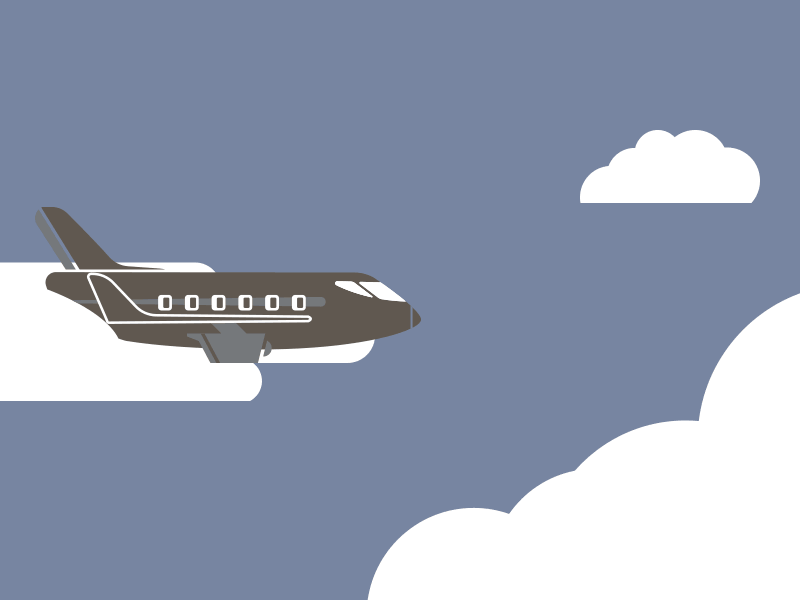 airplane flying through the clouds by darrin stephens