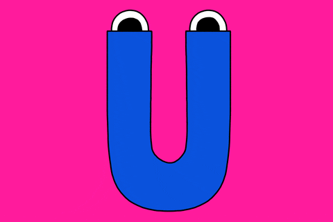 alphabet letter u gif by giphy studios originals find