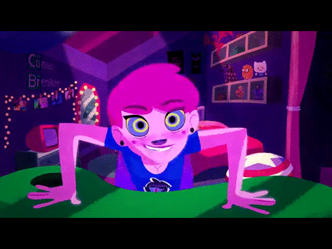 animated gif any malu femdom kaa eyes pink hair pink skin