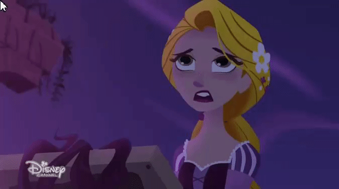 animated gif blonde hair disney expressionless female only