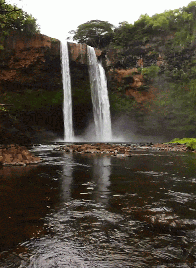 animated gif of a waterfall capturing the beauty of nature