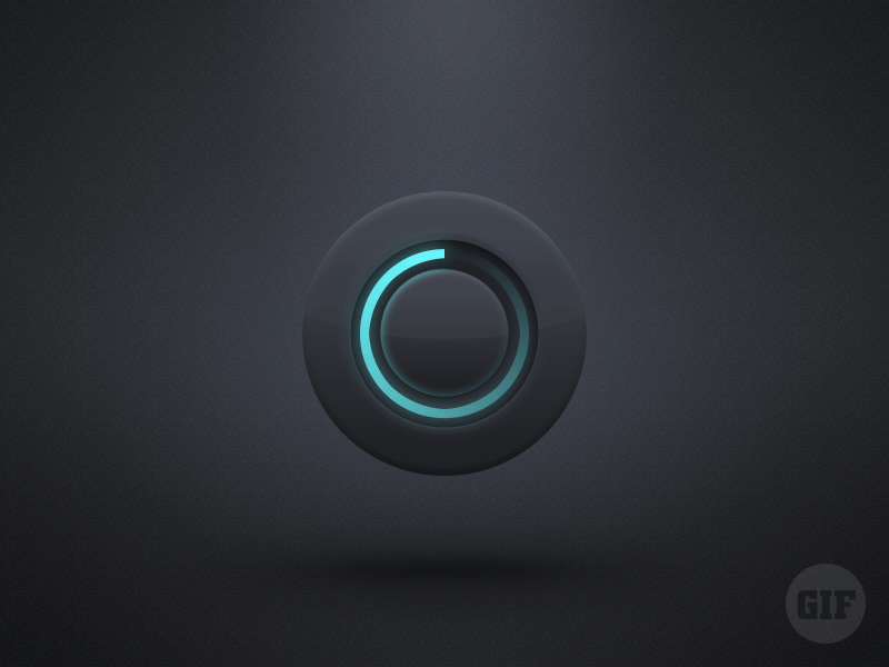 animated loading spinner by glenn mccomb on dribbble