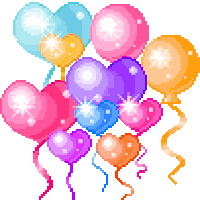 birthday balloons gif clipart best