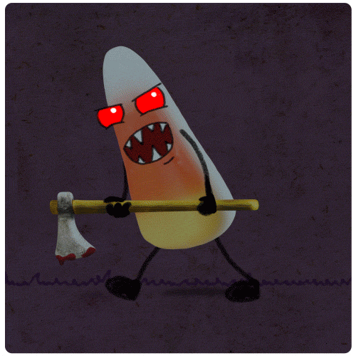 candy corn wtf gif by chris timmons find share on giphy