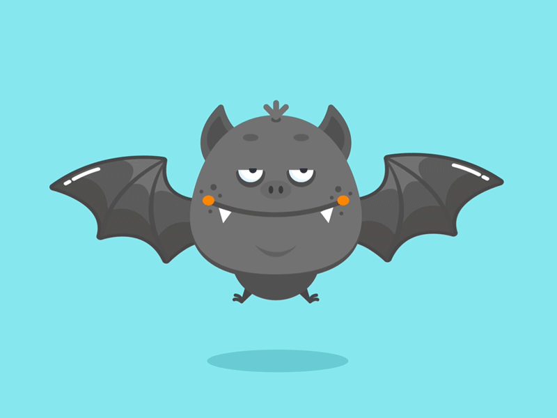 cartoon bat by yuanzi0410 on dribbble