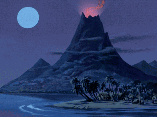 cartoon volcano gifs find share on giphy