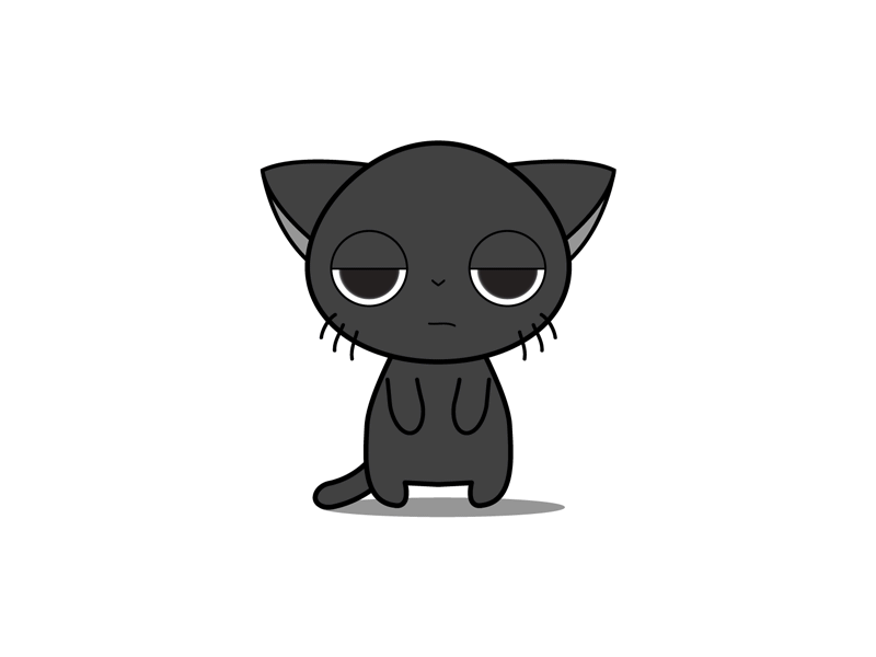 chibi kitten and bee by tasha dribbble dribbble