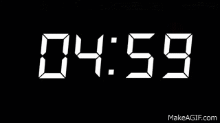 count down from minutes digital clock new year on