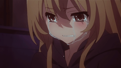 crying anime girl on tumblr