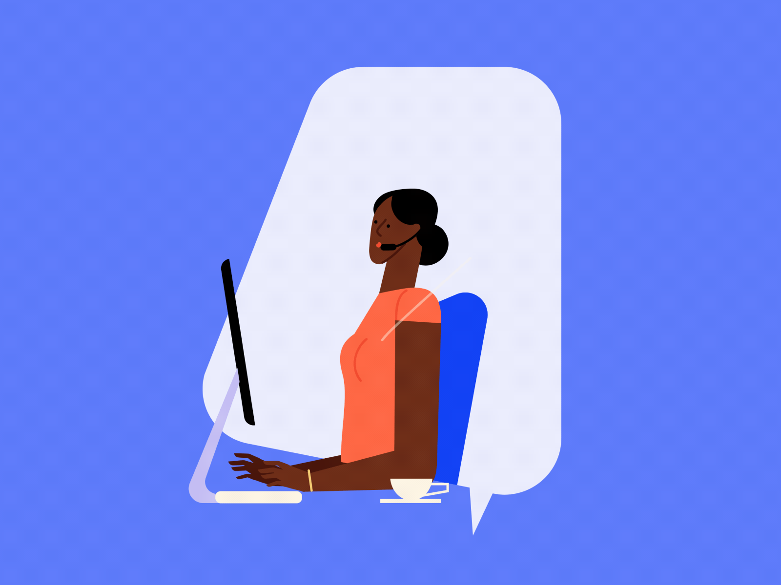 customer care service by illo on dribbble
