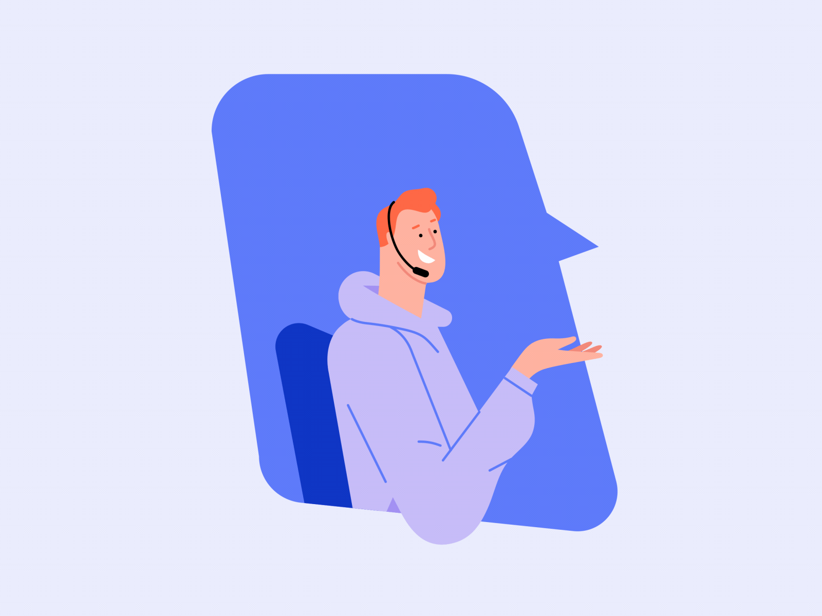 customer care service by illo in website