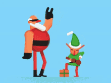 dancing santa gifs tenor
