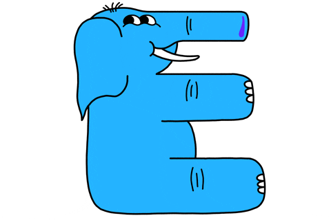 elephant alphabet gif by giphy studios originals find