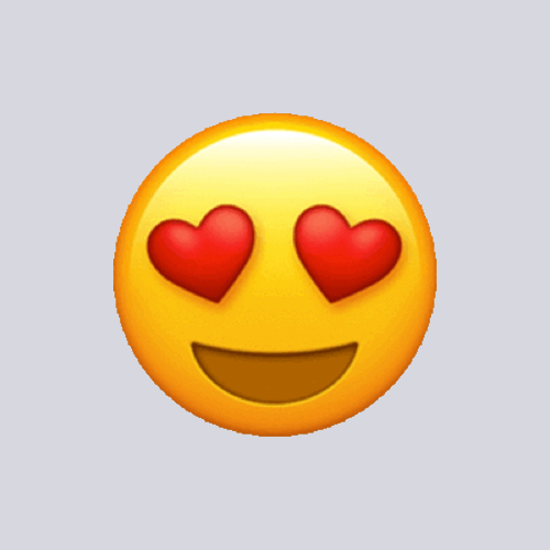 emoji gif gifimage animated hearteyesemoji hearteyes