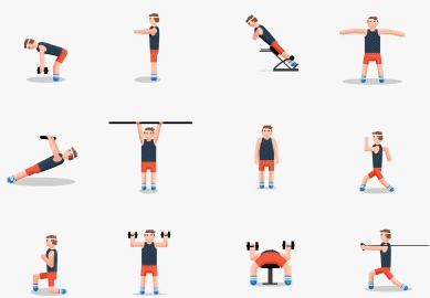 fitness gif demonstrates exercises perfect for new year