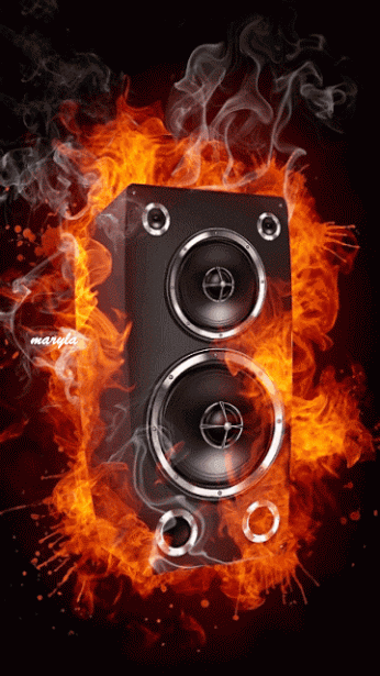 flame speaker music artwork music images flame art