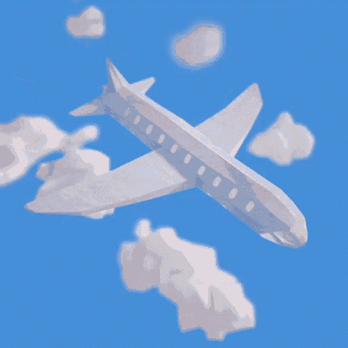 fly gif fly airplane flight discover share gifs