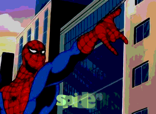 free famous cartoon pictures spiderman gif animated