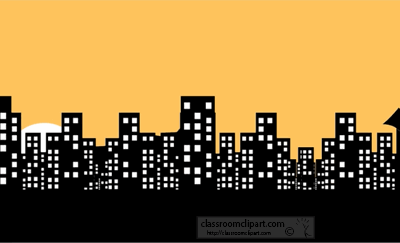 halloween animated clipart halloween city with bat moon