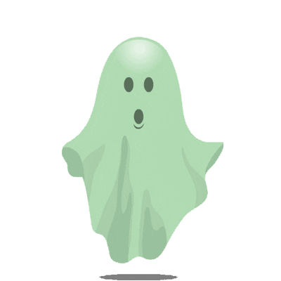 halloween ghost sticker by hi art for ios android giphy