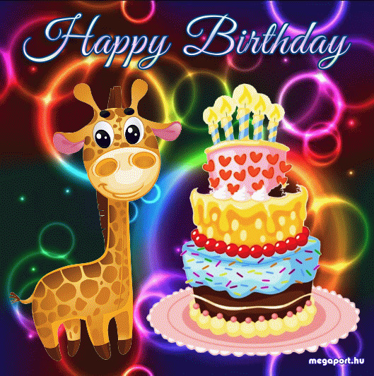 happy birthday animated gif ecard megaport media