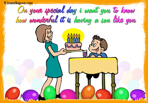 happy birthday wishes animated cards for son best