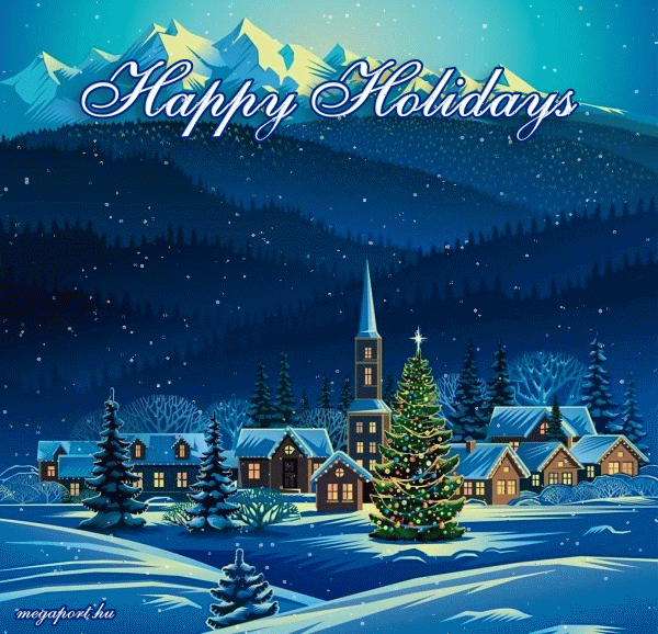 happy holidays animated gif ecard megaport media