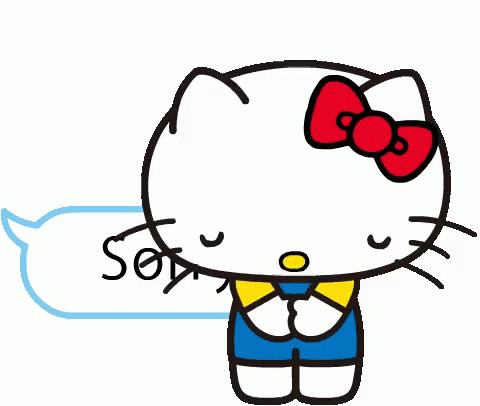 hello kitty gif hello kitty sorry discover share