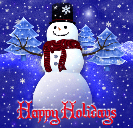 holiday animated snowman winter web template by
