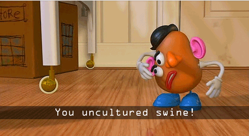 insulting mr potato head pig gif on gifer by gann