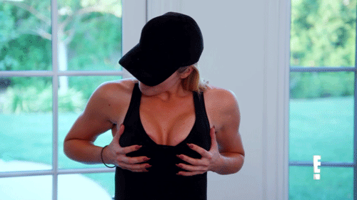 khloe kardashian wouldn t stop playing with her boobs on