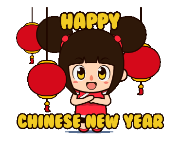 line happy chinese new year animated example