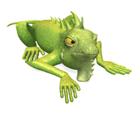 little rumble johnnysamuael green chameleon 3d