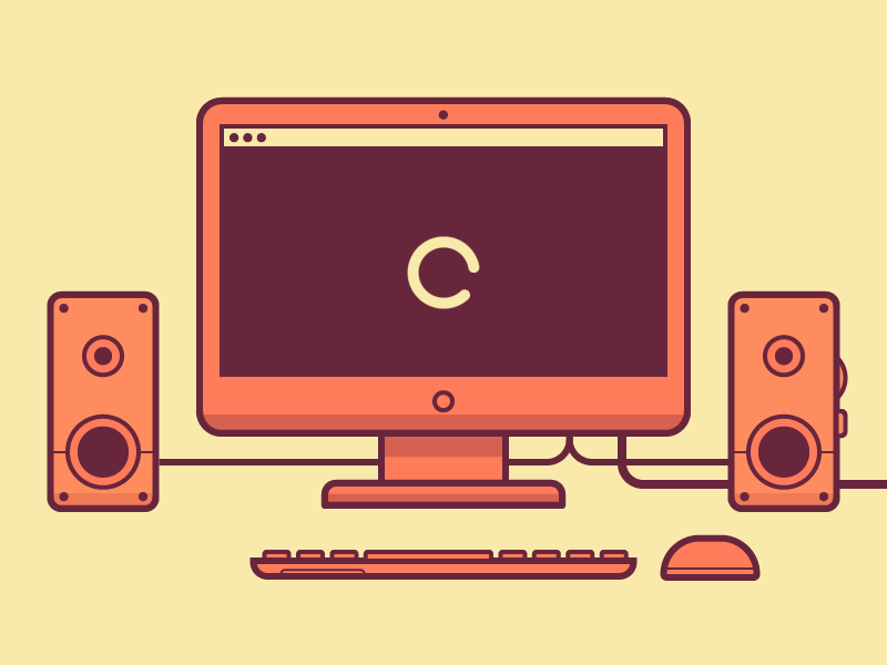 loading by maxi albella on dribbble
