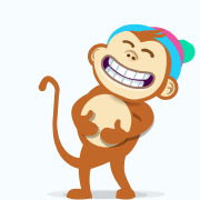 monkey giggle emoticon