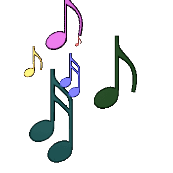 musical notes sheet music and moving sound clip art images
