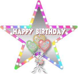 page happy birthday animated glitter gif images