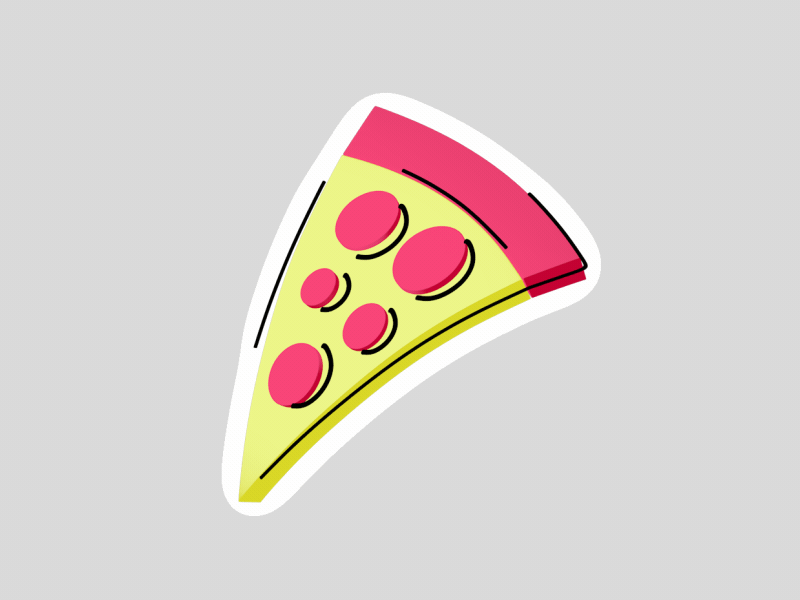 pizza by nikita melnikov dribbble dribbble