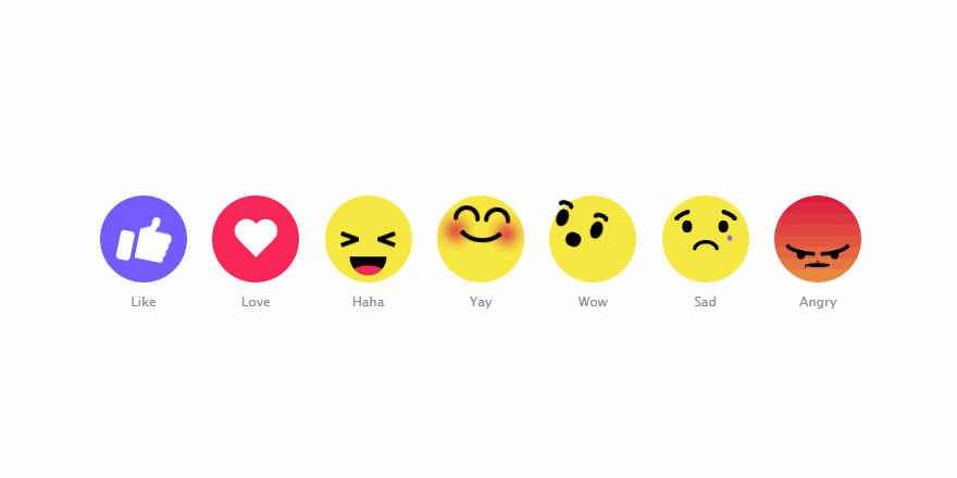 pure css facebook emoji reactions codemyui