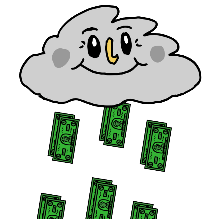 raining money clipart free download on clipartmag