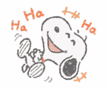 snoopy laugh gifs tenor