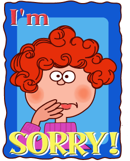 sorry animated glitter gif images