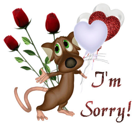 sorry animated glitter gif images